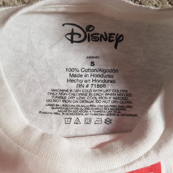 NWT Disney Stitch Red White Cute (Lilo and Stitch) t-shirt white Women S - Picture 3 of 4